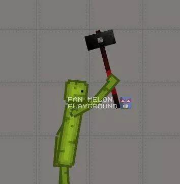 Two-handed playground hammer "Melon" addon
