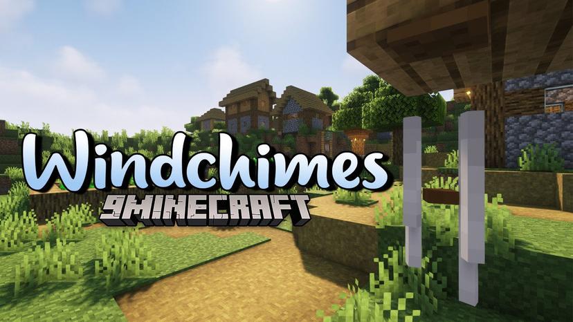 Windchimes Mod - campanas de viento que se balancean frente a la casa addon