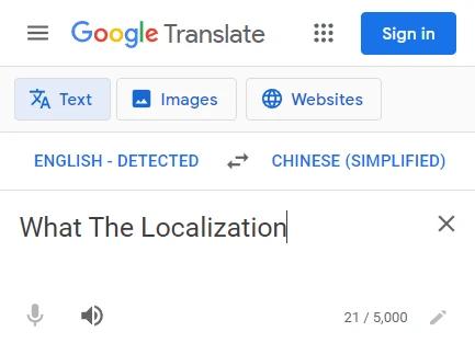 What is localization 1.2.1 addon