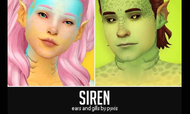 Уши и жабры "SIREN" addon