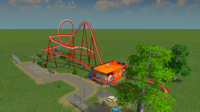 Exclusive roller coaster park v2 addon