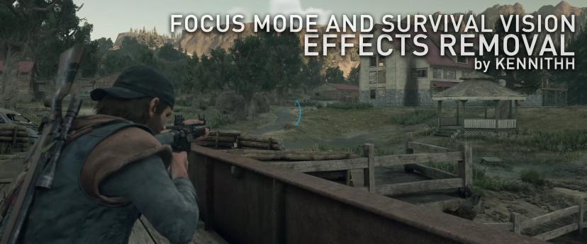 Удаление эффектов постобработки Focus and Survival Vision мод addon