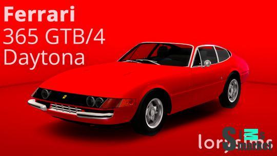Car "1968 Ferrari Sims4" addon