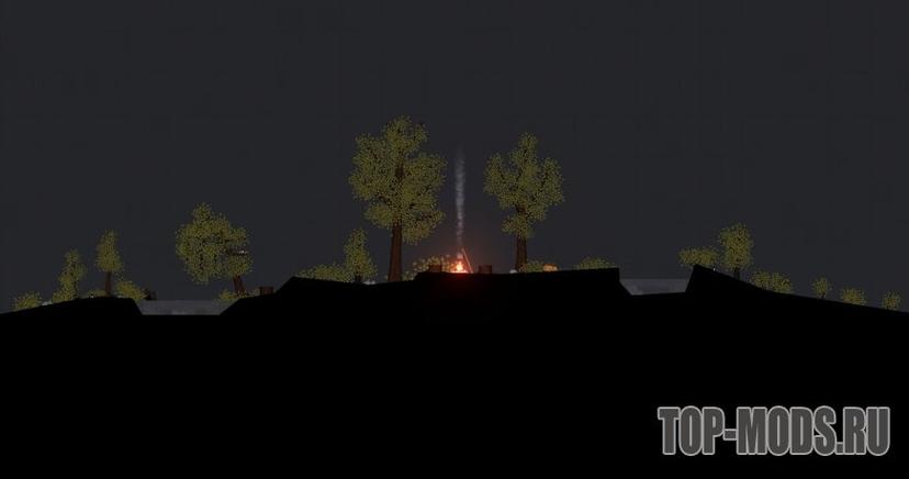 "Tiny forest scene" mod addon