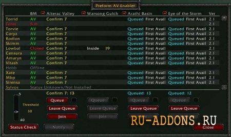 Preform AV Enabler addon