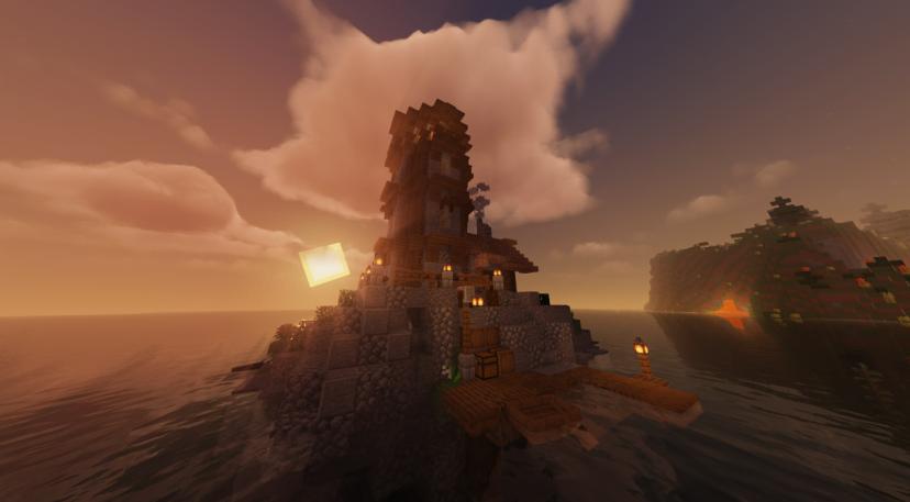 Medieval port city | Map for Minecraft addon