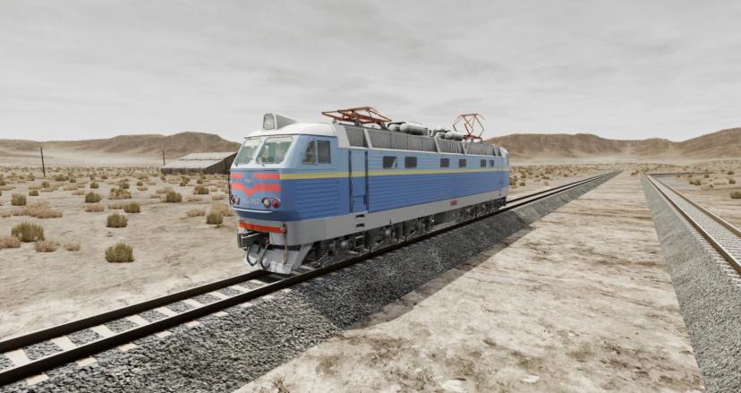 Electric train CHS4-052 Electric train 1.0 addon