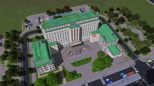 Building: Large classical hospital addon