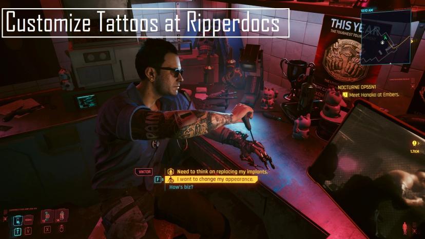 (EDITED) Customize Tattoos in Ripperdocs addon