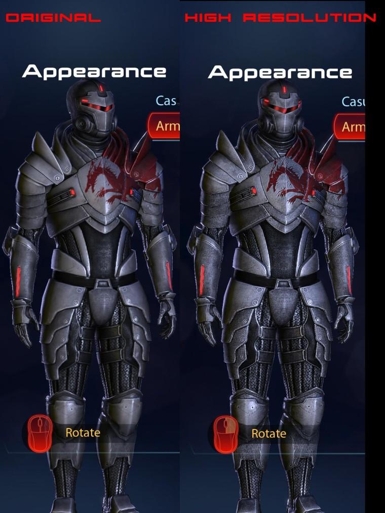 Mass Effect 3 "Blood Dragon Armor HR4096 v1.0". addon