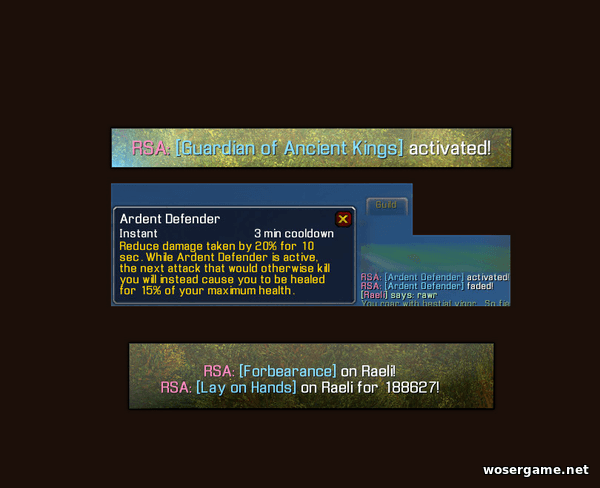 RSA 3.3.3.5 - Alarms such as amplification and destruction. addon