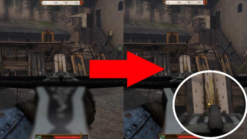 Always-on dot reticle for bows and crossbows addon