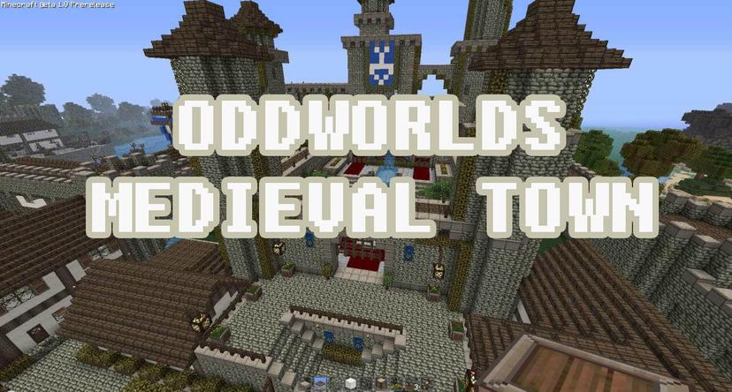 Oddworld's Medieval Town | Map for Minecraft addon