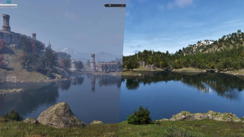 Photorealistic list of modifiers Reshade No Fog and No HUD toggle 2.0 addon