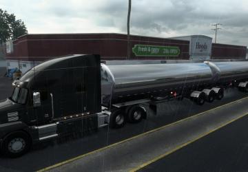Extended tanker B-Train is used mainly for transporting gasoline and diesel fuel addon