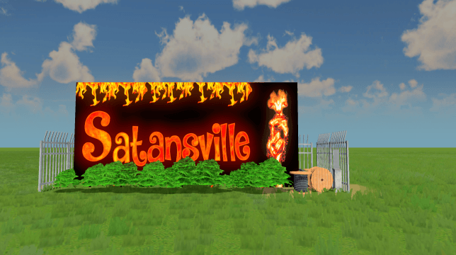 Satansville sign addon