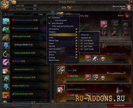 PetJournal Enhanced 5.4 rus addon
