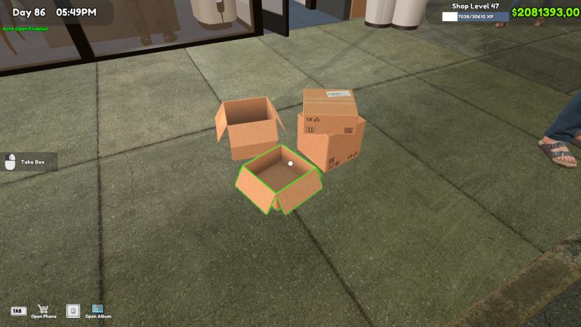 Buy empty boxes addon