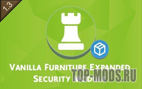 Vanilla Furniture Expanded - Security аддон addon