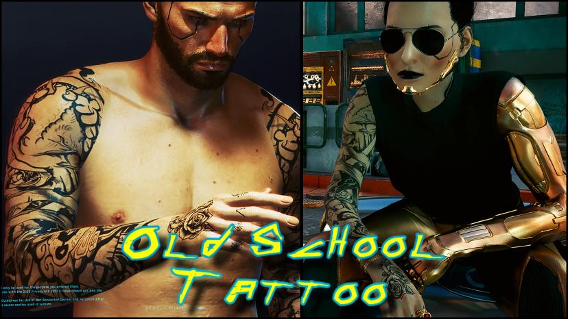 Old School Tattoo Shop - Vanilla Body addon
