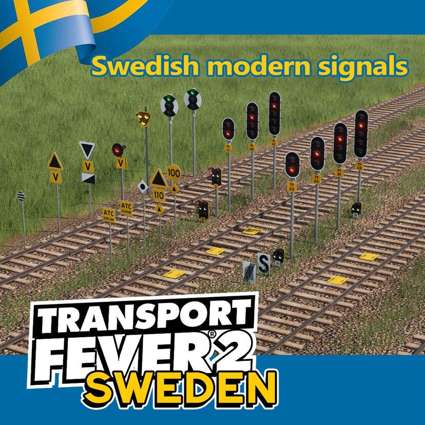 Swedish modern signals 1.0 addon