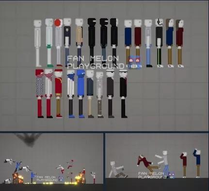 A large set of NPCs for RP games on Melon Playground addon