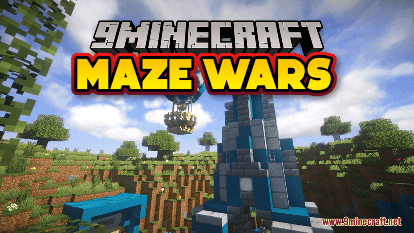 Карта Maze Wars (1.20.2, 1.19.4) - Война в лабиринте addon