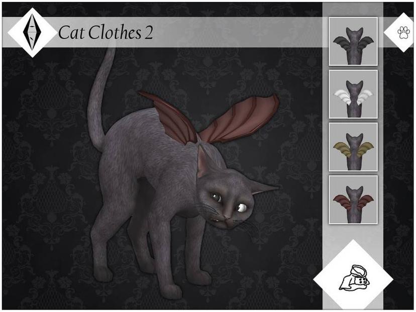 Bat wings for cats addon