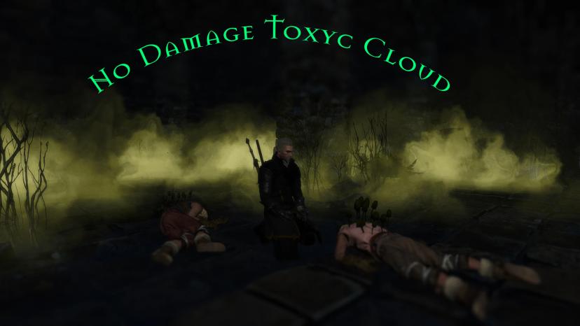 Toxic cloud no damage addon