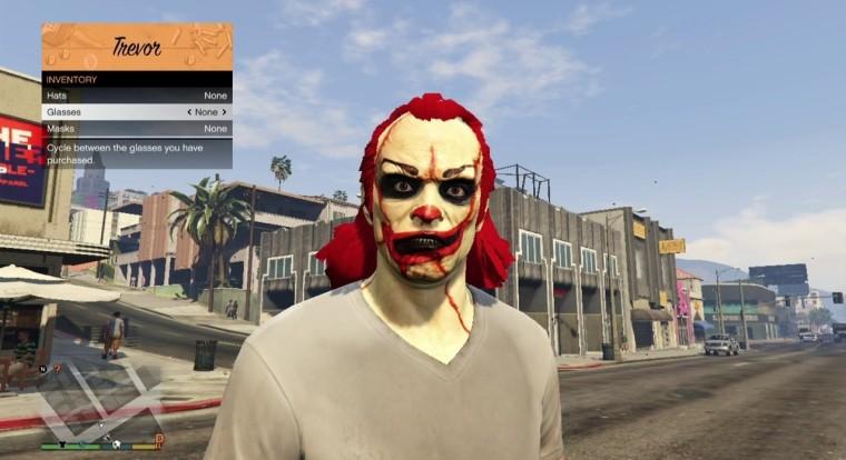 Clown Horror Face v1.0 addon