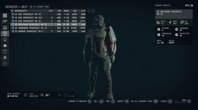 Expansion of UC Surplus stores - spacesuits and uniforms addon