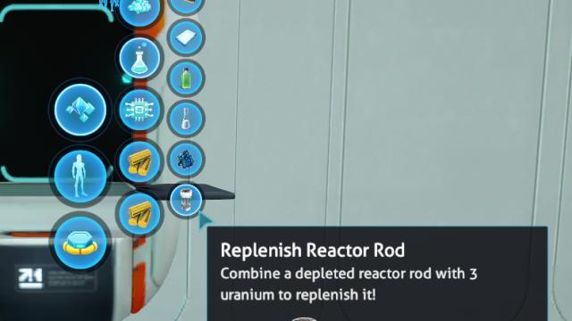 Replenishment of reactor rods addon