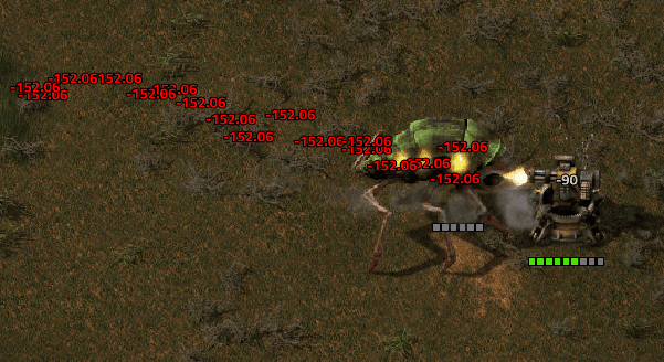 Floating damage text addon