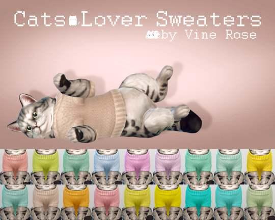 Cats Lover Sweaters addon