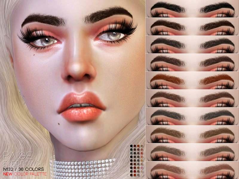 Брови "Paige Eyebrows N132" addon