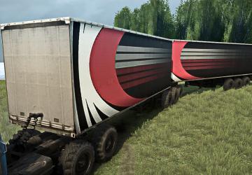 Semi-trailer Tent 8P version 16.03.18 for Spintires: MudRunner (v29.01.18)/Mod addon