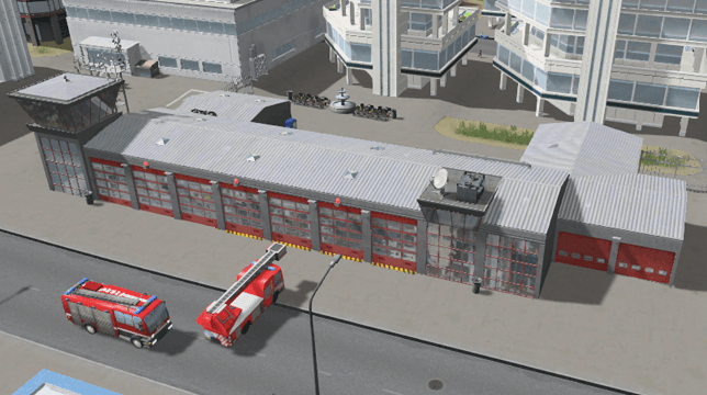 XAVE Stansted Fire Station addon