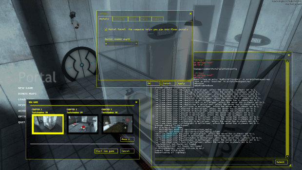 Source Engine Main Menu Yellow addon