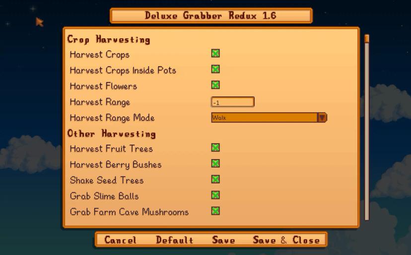 Deluxe Grabber Redux 1.6 addon