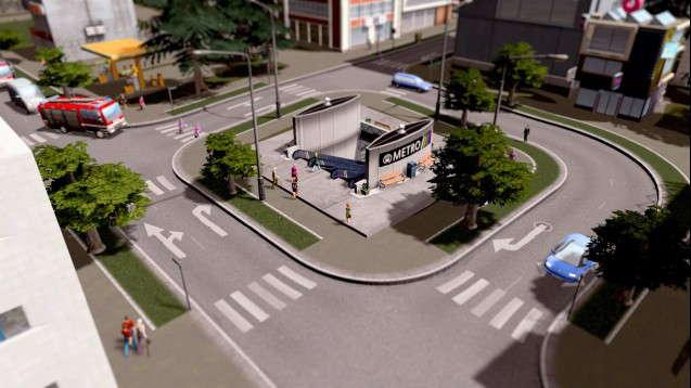 Building: Small metro station addon