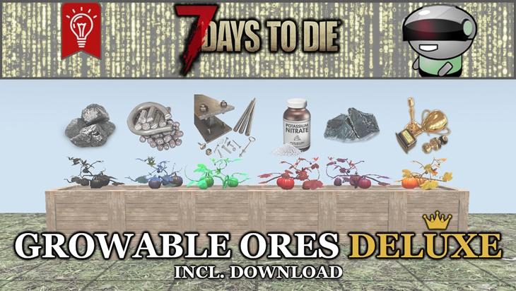 Growing Ores Deluxe addon