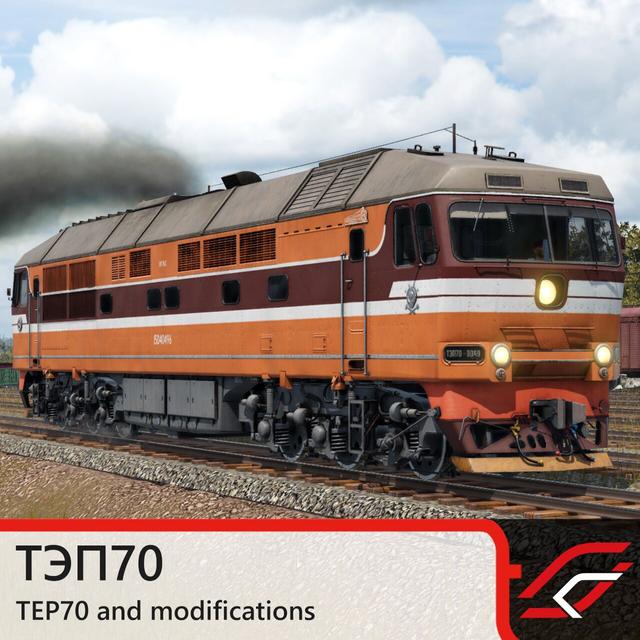 Download the mod [TGR] Mainline Locomotives TEP70 for Transport Fever 2 ...