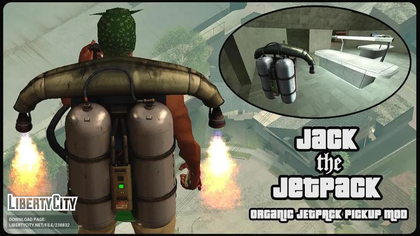 Jetpack Jack - Organic Jetpack Collection Mod addon