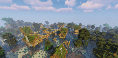 Witch Village | Map for Minecraft addon