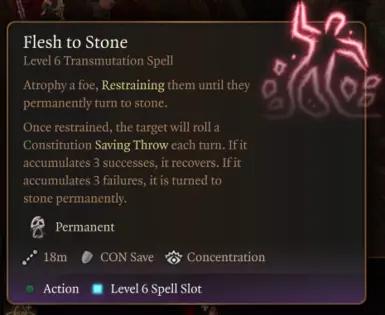 Turn Flesh to Stone - Turn Flesh to Gold - Wizard and Warlock Spell Rebalances addon