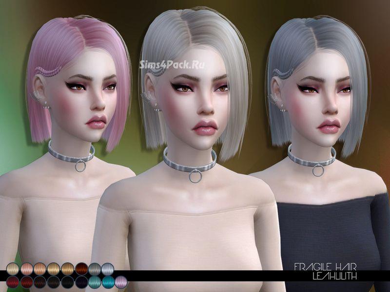 Brittle hair, women's hairstyles for Sims 4. addon