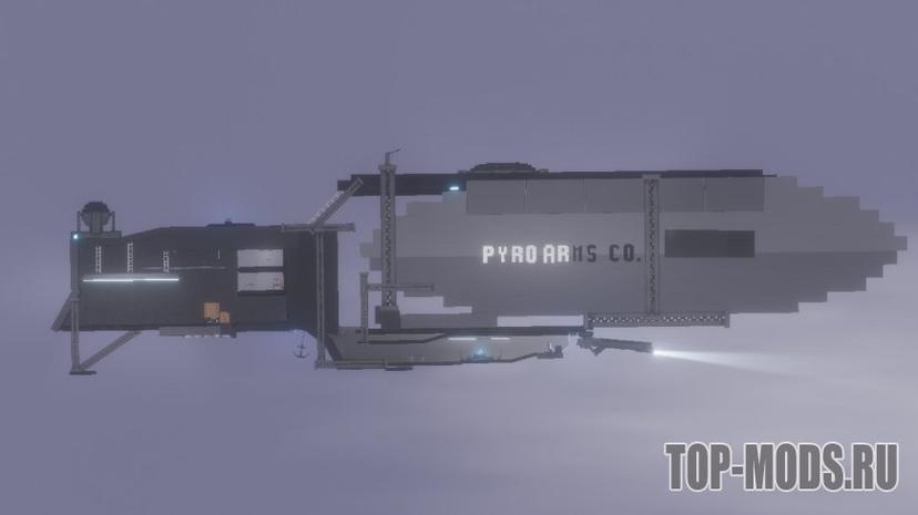 «Medium Multipurpose Airship-5 "Albatross"»  мод addon