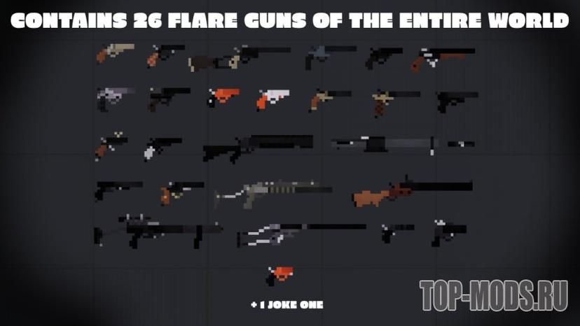 “Mr. Mobster's Flare Guns of the World Mod Remake» mod addon