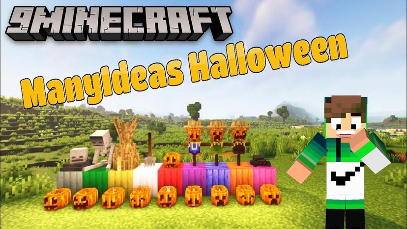 ManyIdeas Halloween Mods - жуткие и уютные декорации. addon