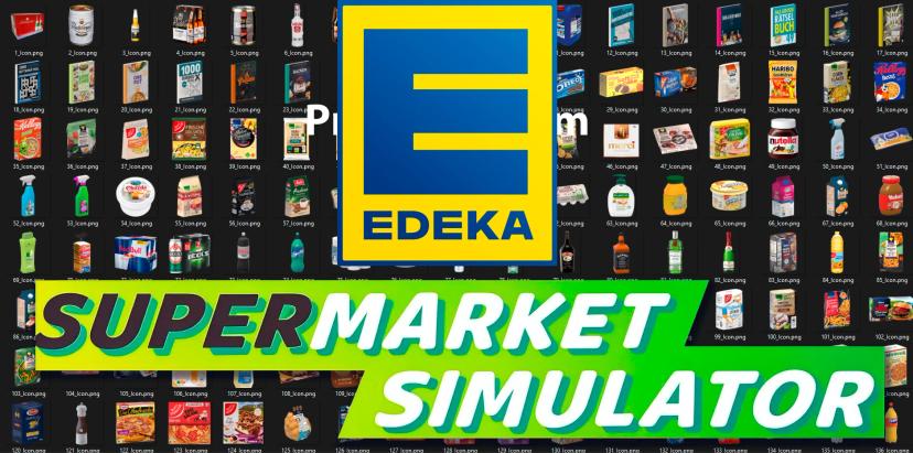 German EDEKA Products Package by Fioria mod addon